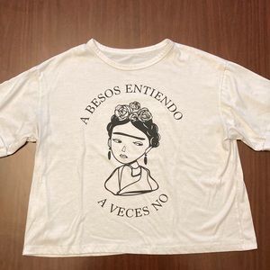 SHEIN, large, white graphic t-shirt.